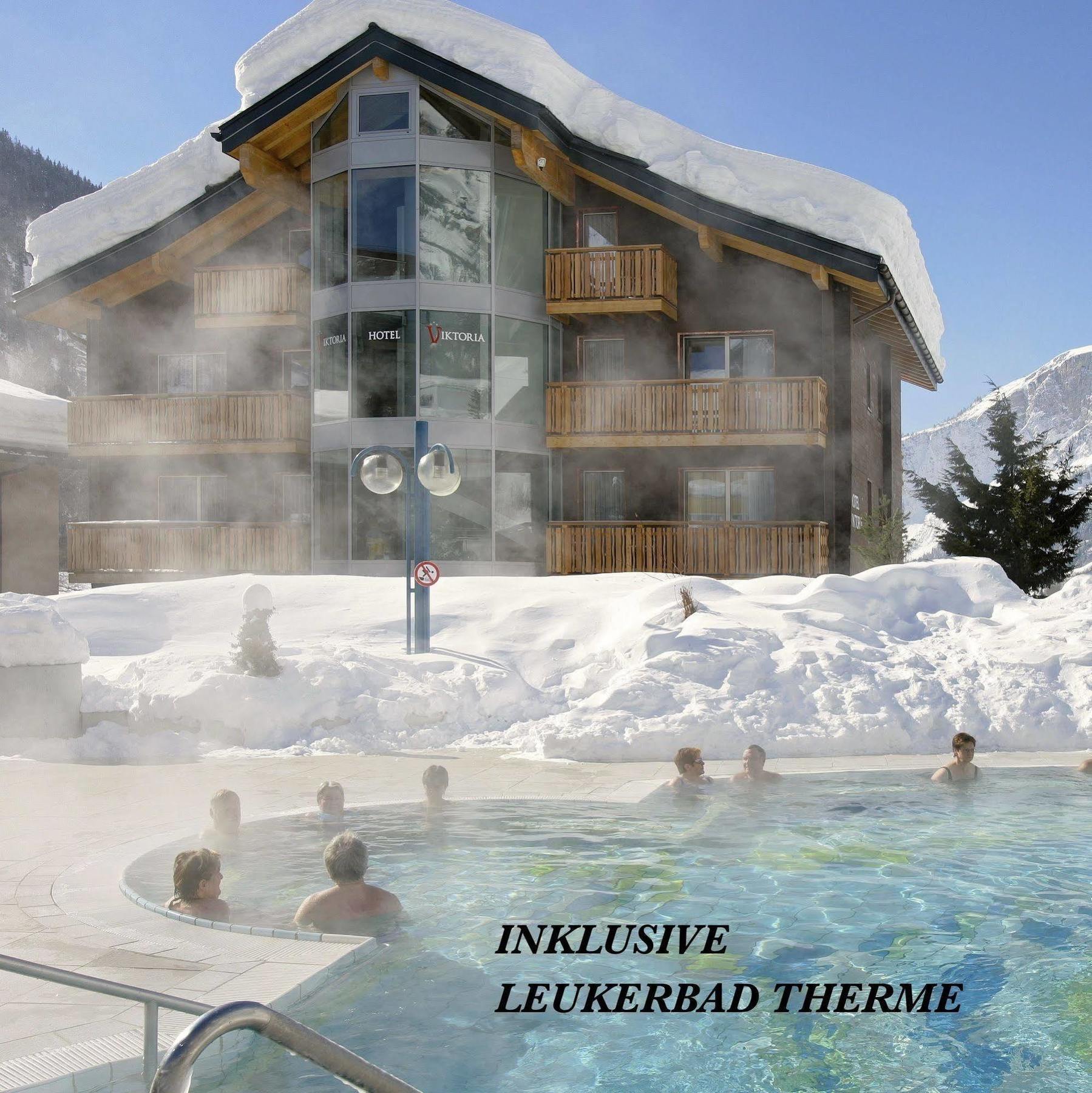 Hotel Viktoria-Leukerbad-Therme Zewnętrze zdjęcie