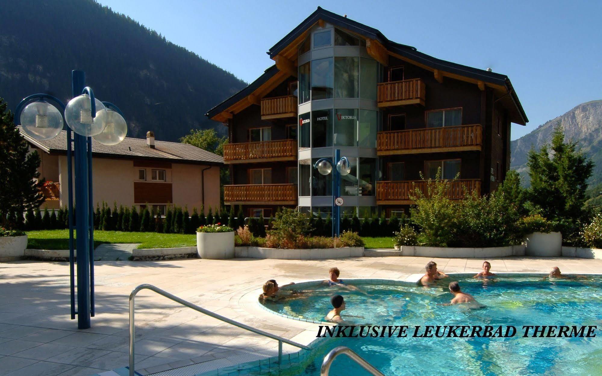 Hotel Viktoria-Leukerbad-Therme Zewnętrze zdjęcie