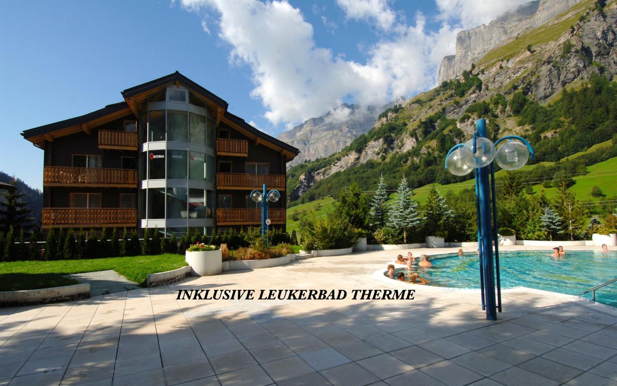 Hotel Viktoria-Leukerbad-Therme Zewnętrze zdjęcie