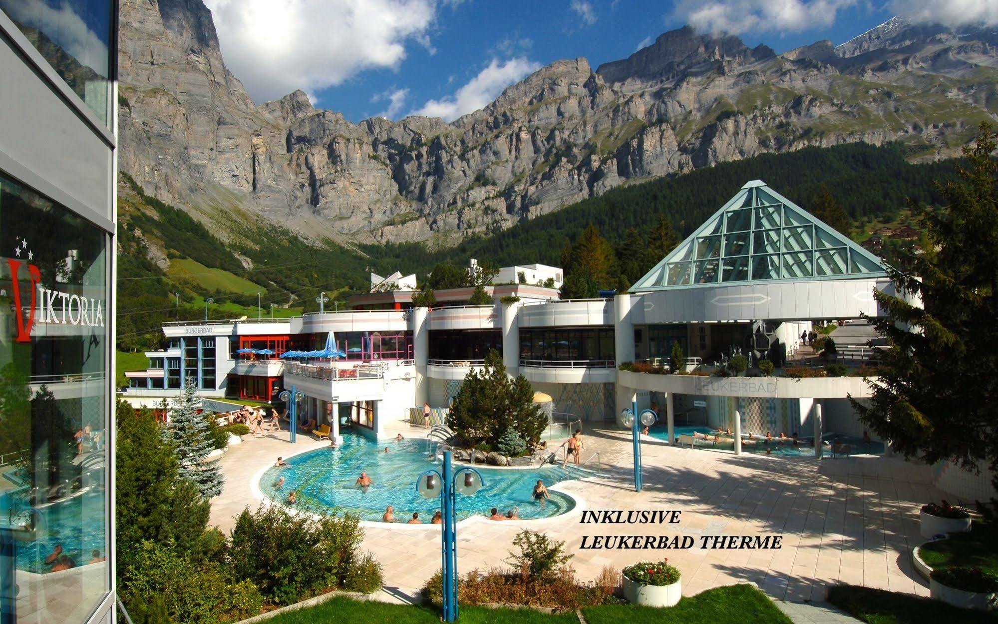 Hotel Viktoria-Leukerbad-Therme Zewnętrze zdjęcie